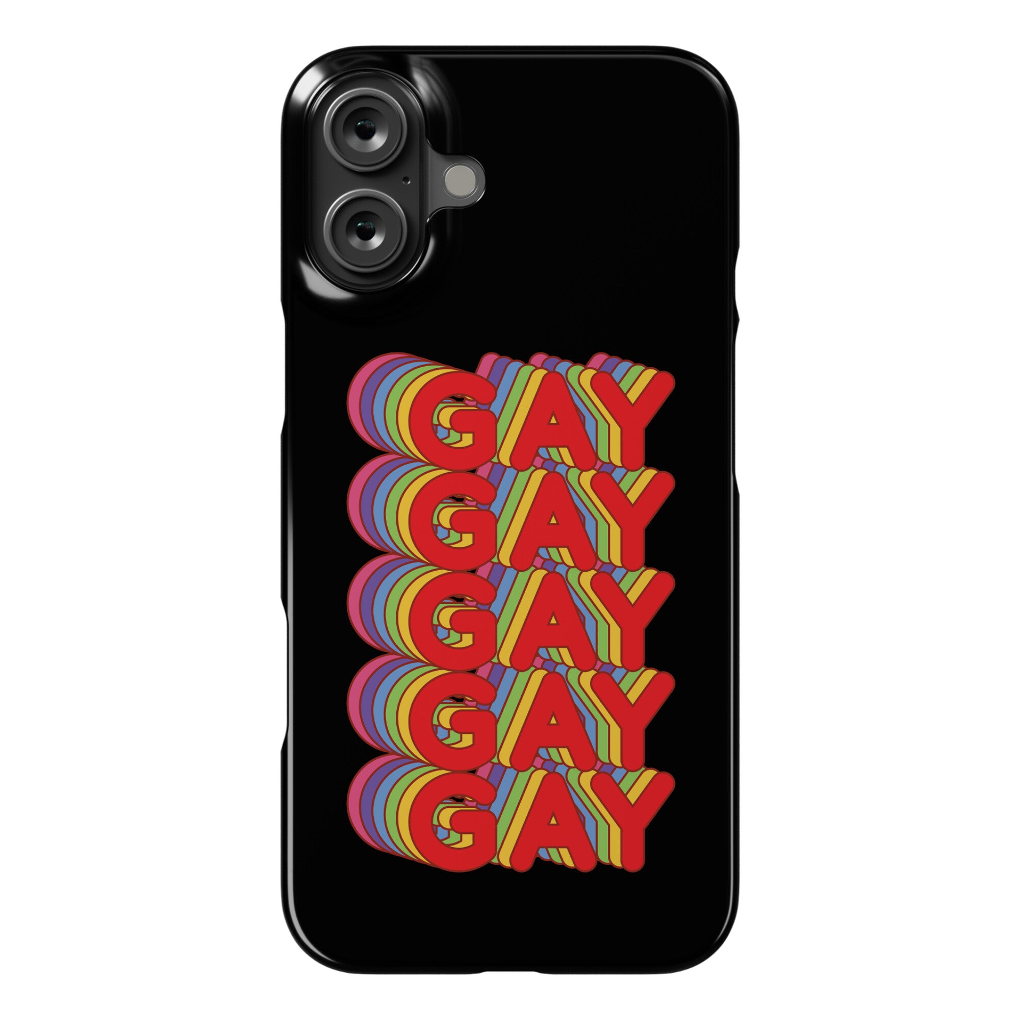 Gay Retro Rainbow Phone Case